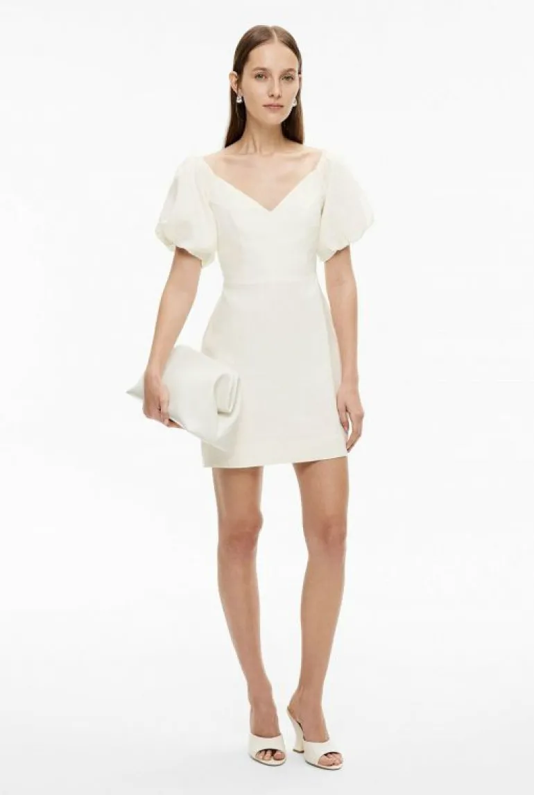 Sale | Dresses^Witchery Wide Neck Mini Dress FreshWhite