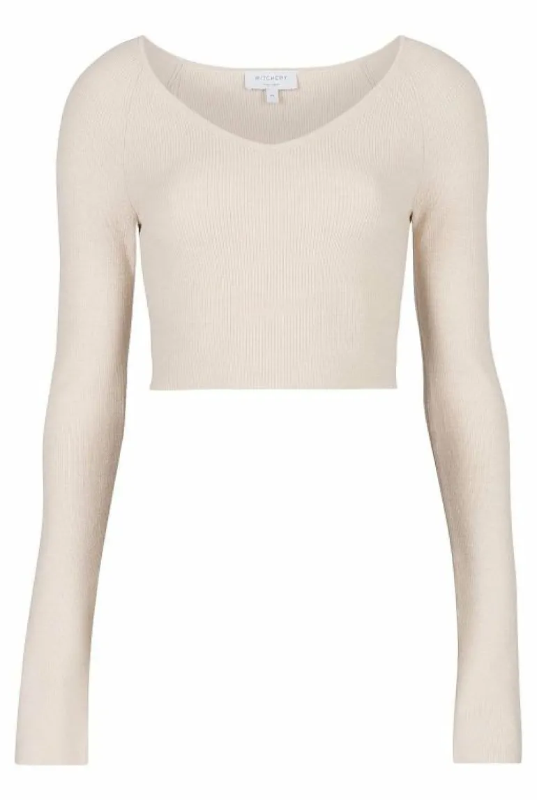 Sale | Tops & T Shirts^Witchery Wide V Neck Knit Black