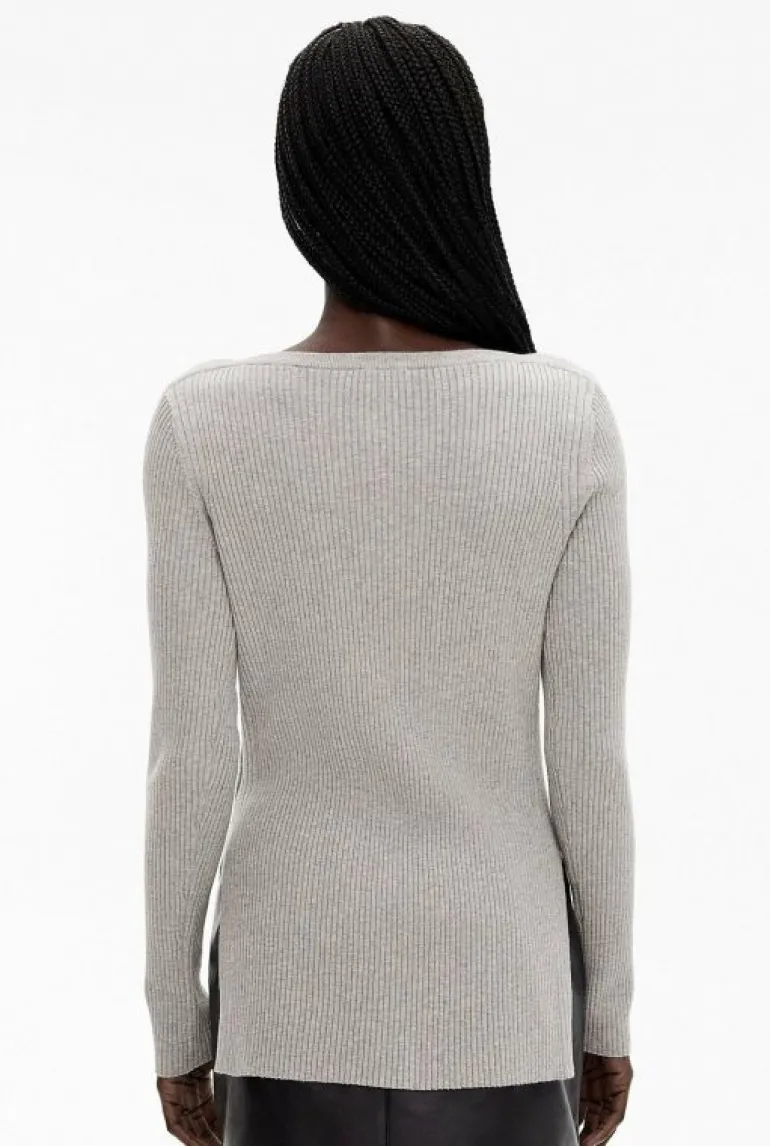 Sale | Knitwear^Witchery Wool Blend Boat Neck Knit MidGreyMarle