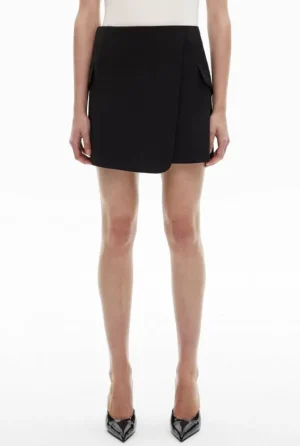 Sale | Skirts^Witchery Wrap Mini Skirt CharcoalMelange